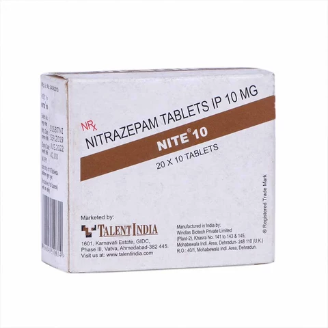 NITRAZEPAM 10mg INDIAN BRAND (10x10mg) 